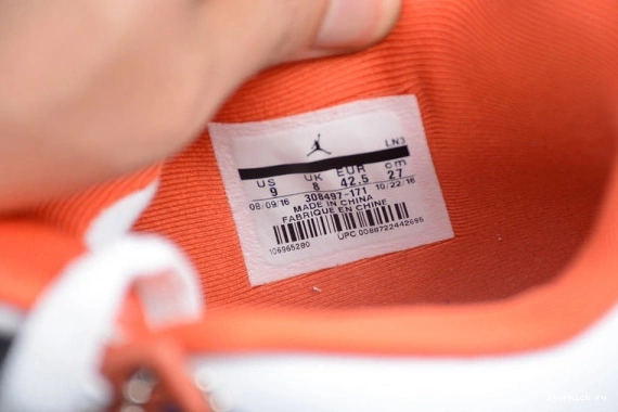 White 308497-171 4 308497-171 Retro Orange Jordan OG Blue Air 0412